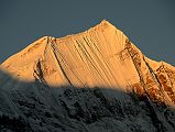 
Sita Chuchura Close Up At Sunrise From Camp At 5092m In Hidden Valley Around Dhaulagiri
